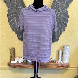 Joe Fresh Striped cowl neck tee shirt